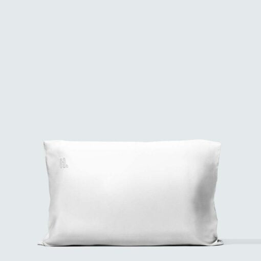 Silky Bamboo Pillowcase, Pearl White