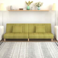 2-personers sovesofa stof grøn