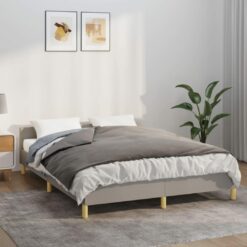 Tyngdetæppe med betræk 122x183 cm 9 kg stof grå